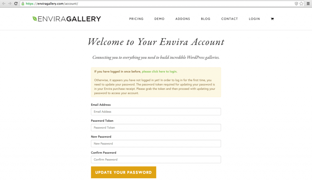 Envira – Welcome to Your Envira Account - Envira Gallery