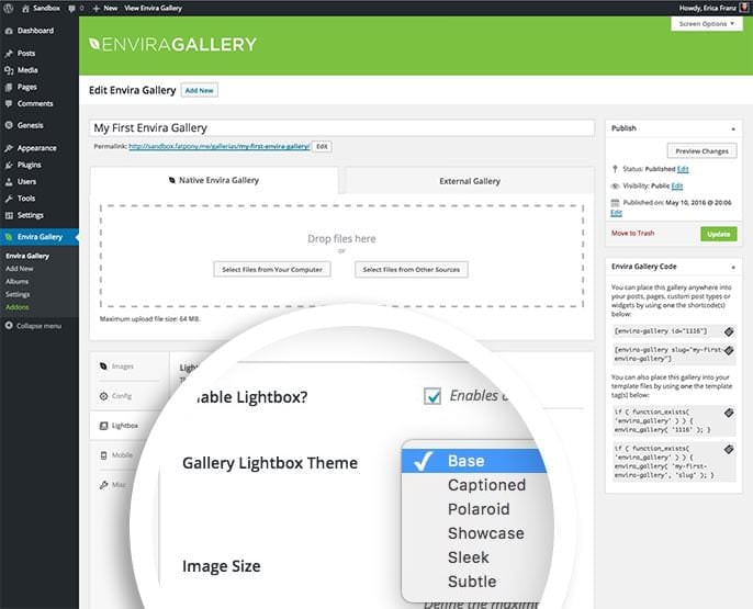 Lightbox Gallery Themes Envira Gallery