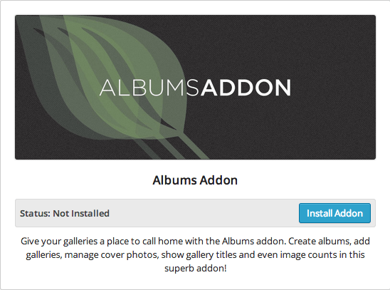 Albums Addon