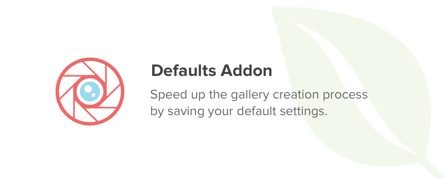 Defaults Addon