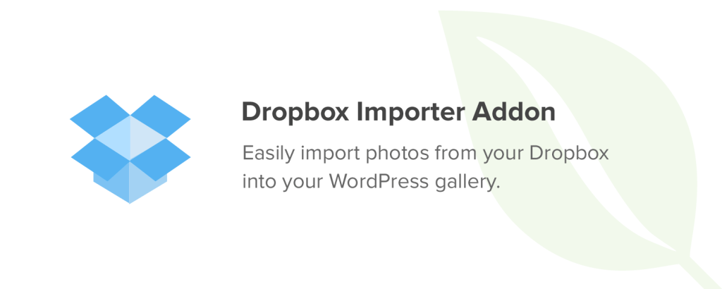 Dropbox Importer Addon
