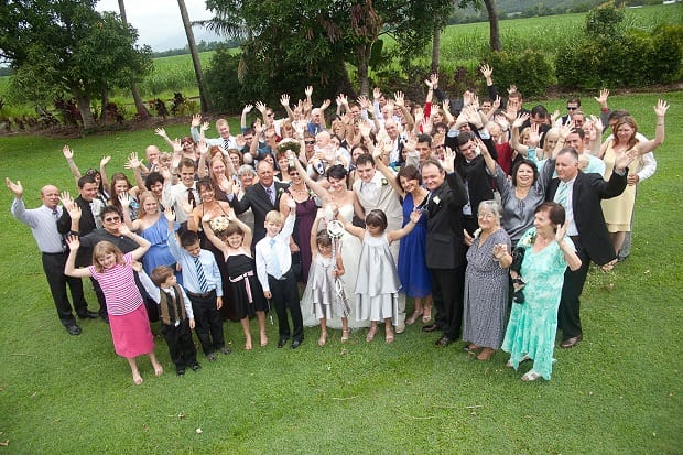 Group Shot of Wedding Guests