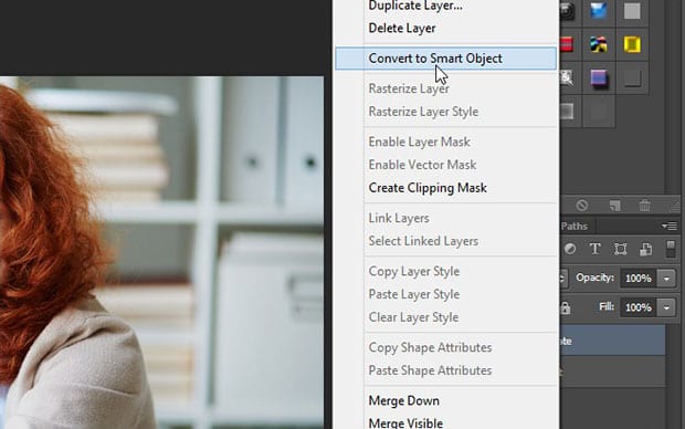 Convert to Smart Object