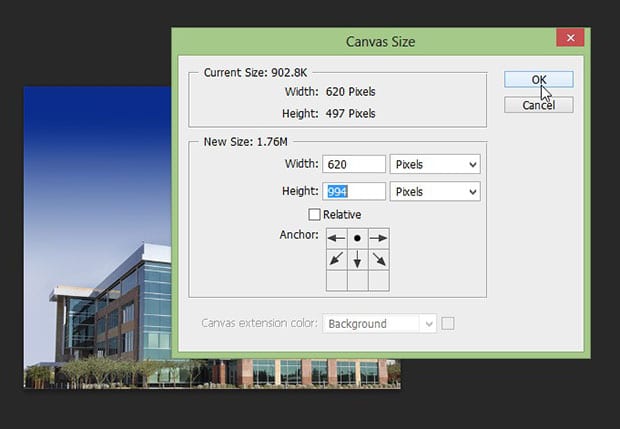 Increase Canvas Size