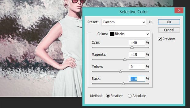 Selective Color Settings