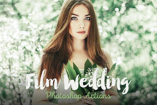 film wedding photoshop actions