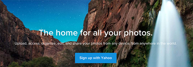 flickr yahoo button