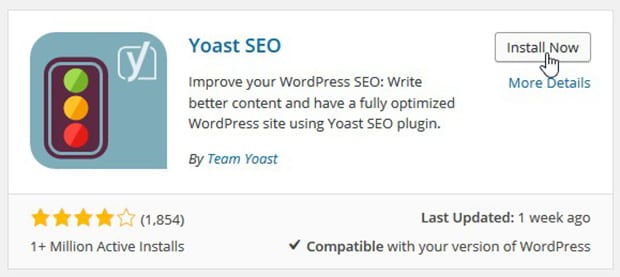 Install Yoast SEO