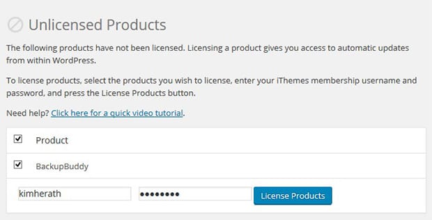License Products