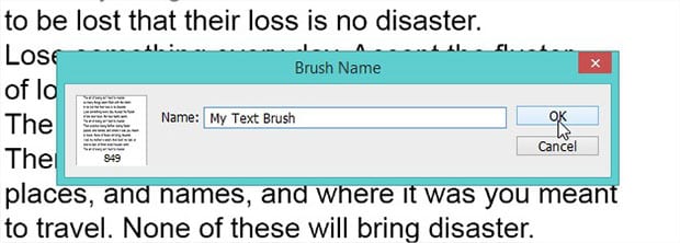 Text Brush