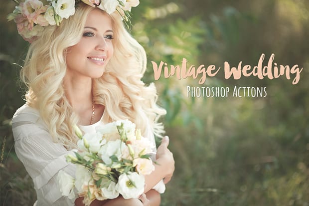 vintage wedding photoshop actions