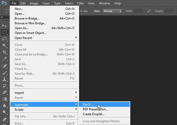 How To Batch Resize Images In Photoshop