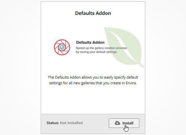 Default Addons