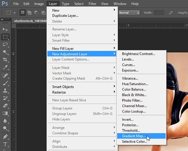 Photoshop Gradient Adjustment Layer How To Color Tone Using Gradient Maps In Photoshop