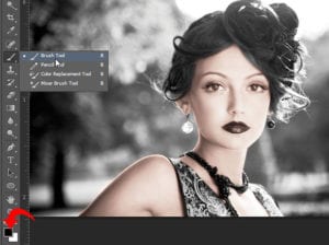 photoshop tutorial coloring black white photo