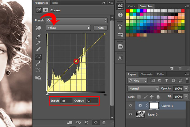 Yellow Curve Settings