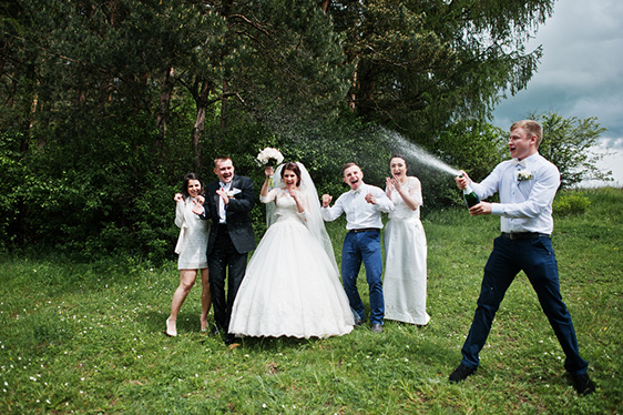 crazy wedding poses