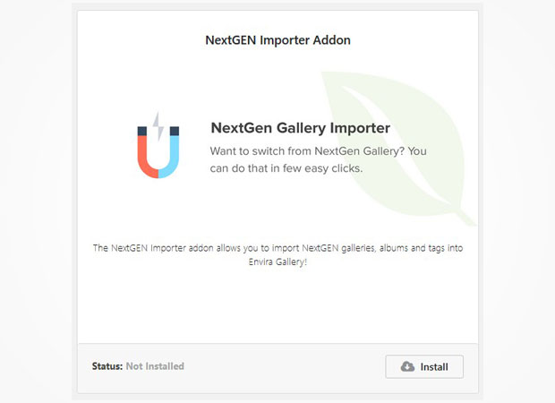 NextGEN Importer Addon
