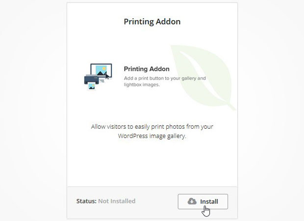 Printing Addon