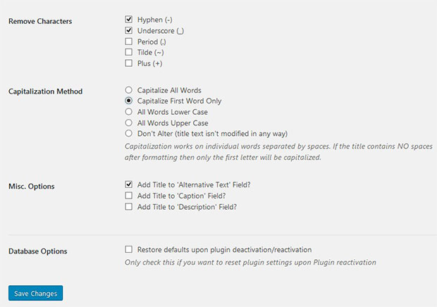 Configure Plugin