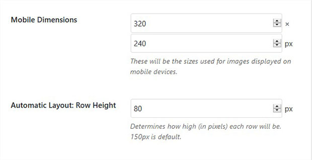 Dimension and Height