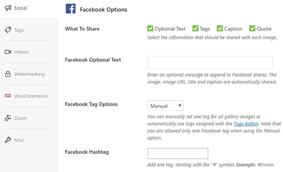 New social sharing options for Facebook