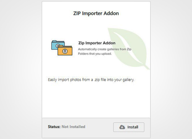 Zip Importer Addon