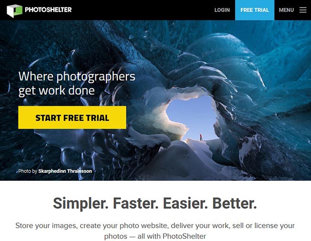 Photoshelter - vender fotos por Internet