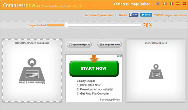 CompressNow - free image compressors