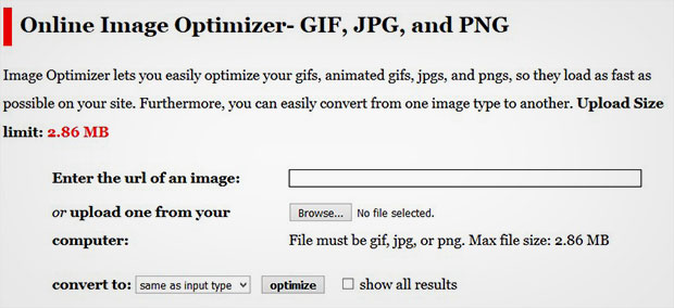 online image optimizer free