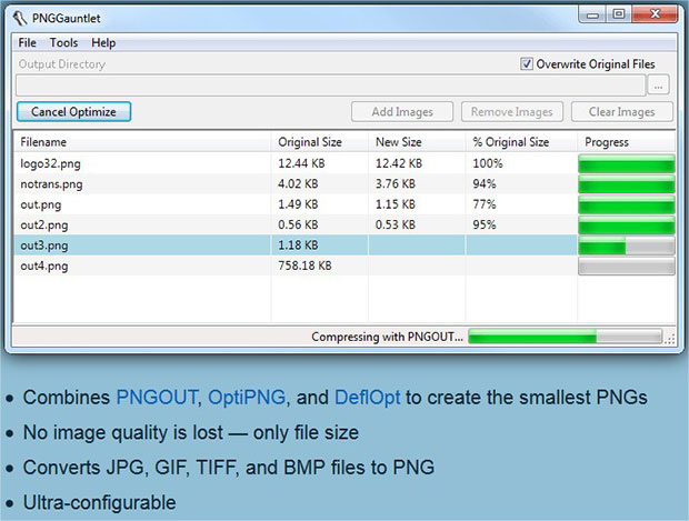 PNG, GIF, JPEG Optimizer