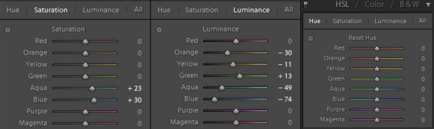 Lightroom's HSL panel, one of the best color adjustment tools in photo editing