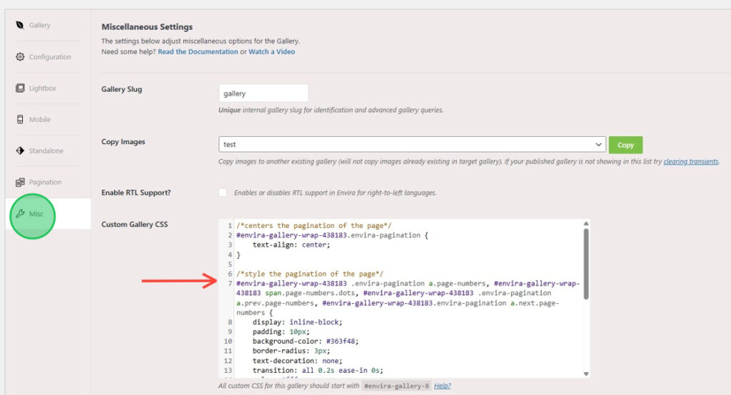 Add CSS Code