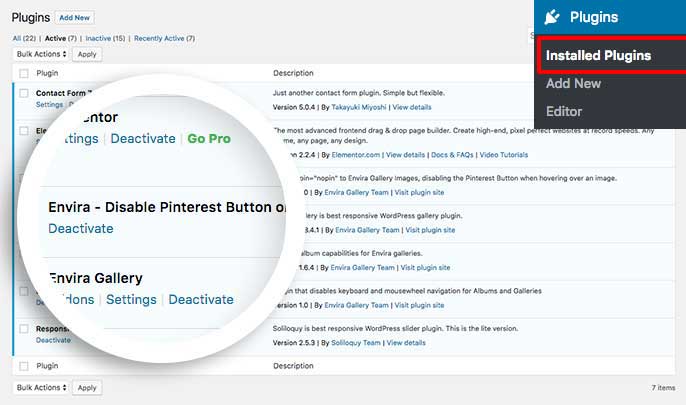 How To Disable Pinterest Pin It Button (Browser Extension) - Envira Gallery