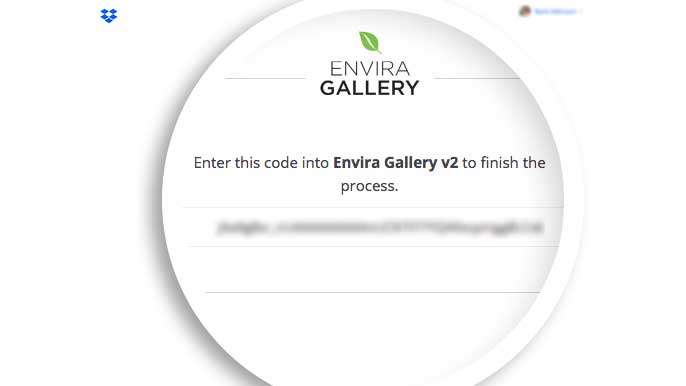 Copy the code for the Dropbox Importer Addon to give Envira the correct permission