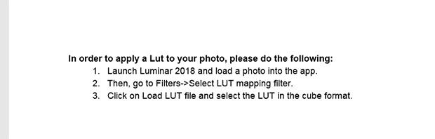 Lightroom's how-to for downloading LUTs