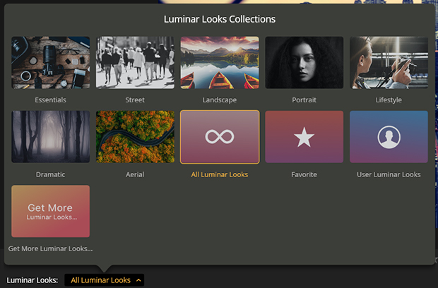 Luminar Looks Collections
