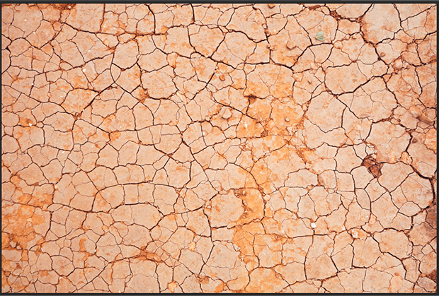 Cracked, dry dirt texture