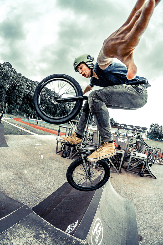 BMX biker sports photography