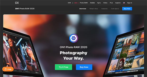 best photo editing apps for Mac ON1 photo raw 2020