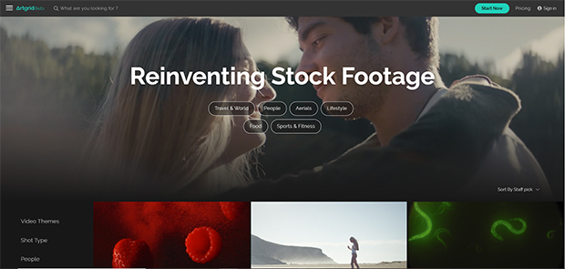 best stock photo and video sites artgrid
