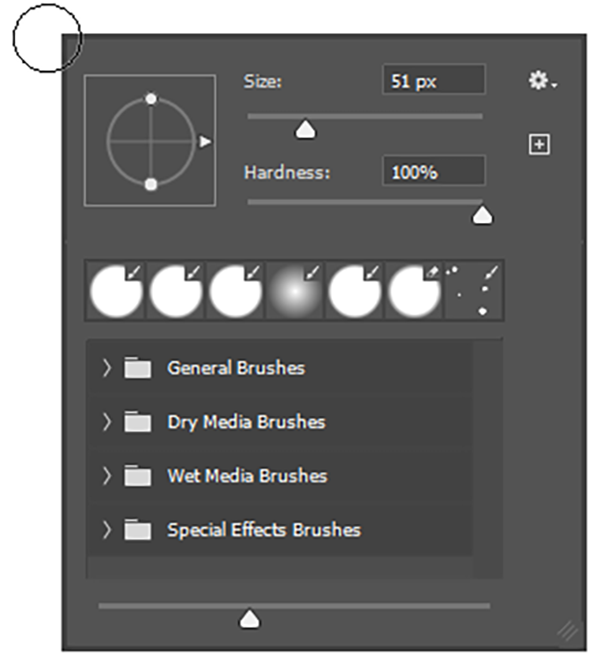 Soft brush deals tool in photoshop