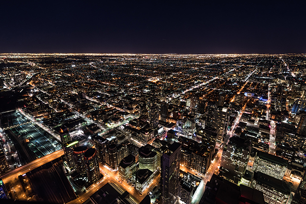 cityscapes at night