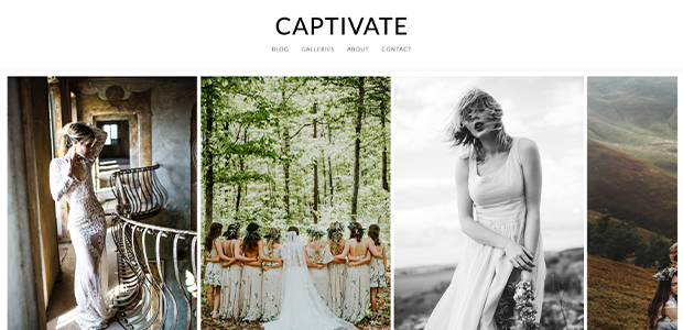 Captivate wedding theme by Imagely