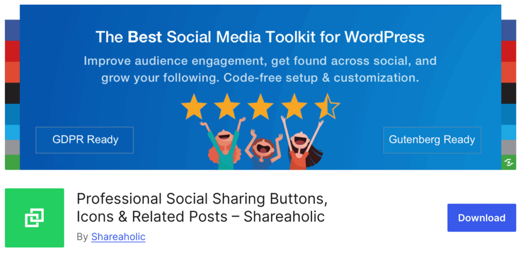 Shareaholic - WordPress social media plugin