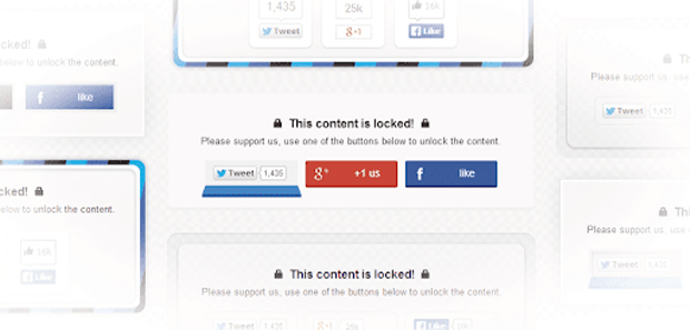 best social media share plugin for WordPress Social Locker