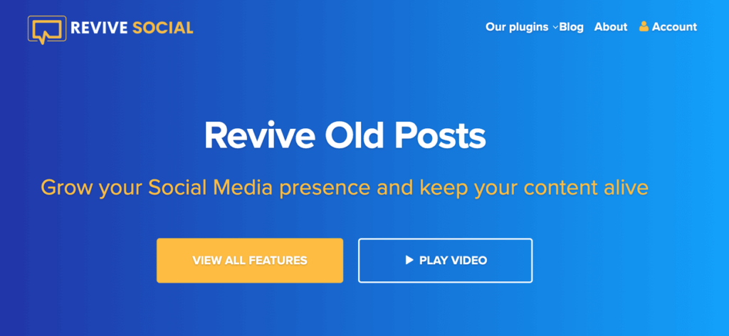 Revive old posts