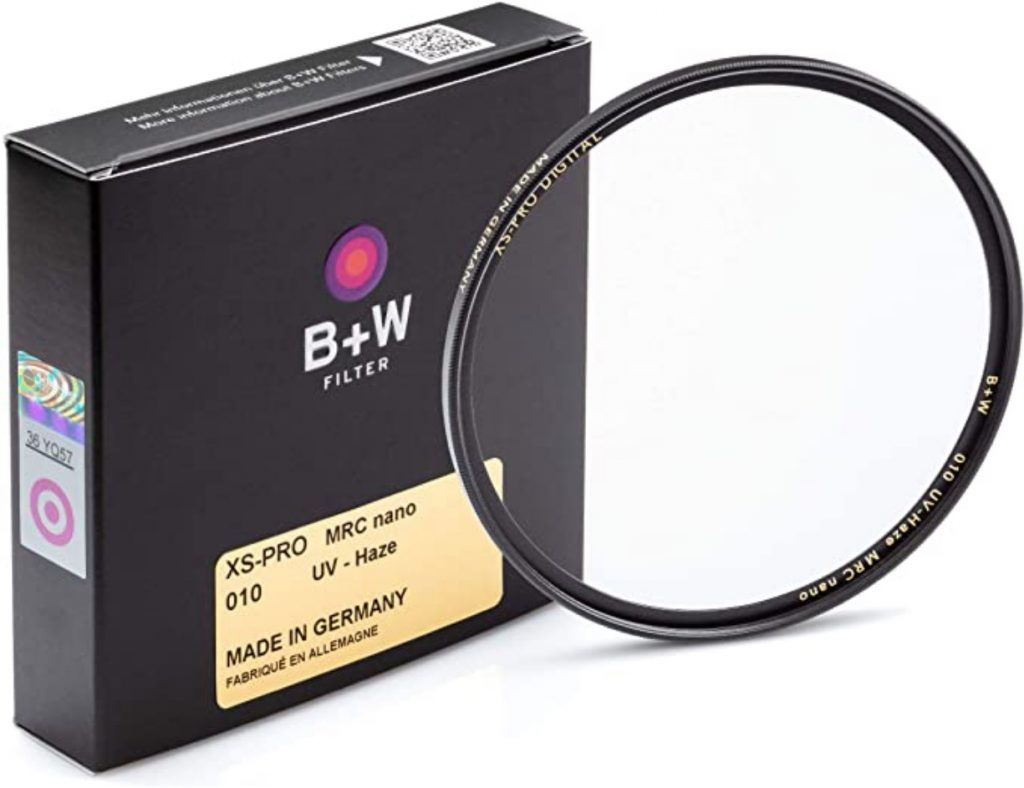 B+W High-quality UV lens filters
