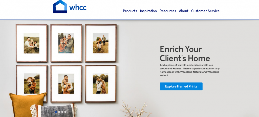 WHCC homepage screenshot