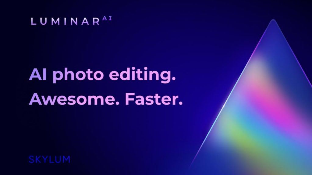 Luminar AI photo editing software homepage